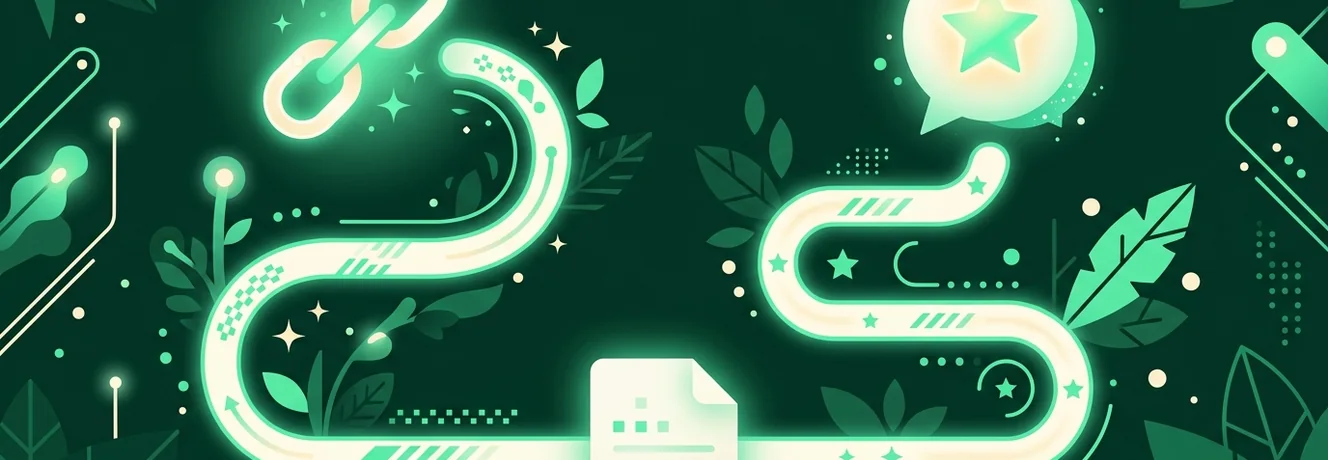 Ilustracja przedstawiająca różnicę między cytowaniem a wzmianką marki w odpowiedziach AI